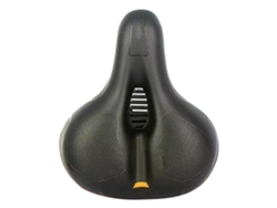 Asiento de bicicleta de espuma de poliuretano Hueco, transpirable, absorbe impactos, amarillo, sin marca.