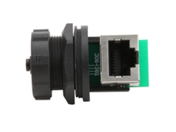 Yncm2026-2 Piezas Adaptador Rj45 Conector Ethernet Hembra-hembra 90° Exterior Impermeable Empalme Red