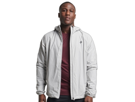 Abrigo para Hombre SUPERDRY (XXL - Poliéster - Gris)