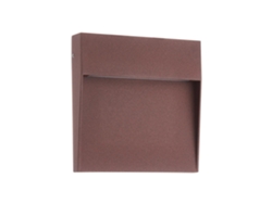 Aplique de superficie 6W acabado corten 16 cm BAKER LED MANTRA ILUMINACIÓN