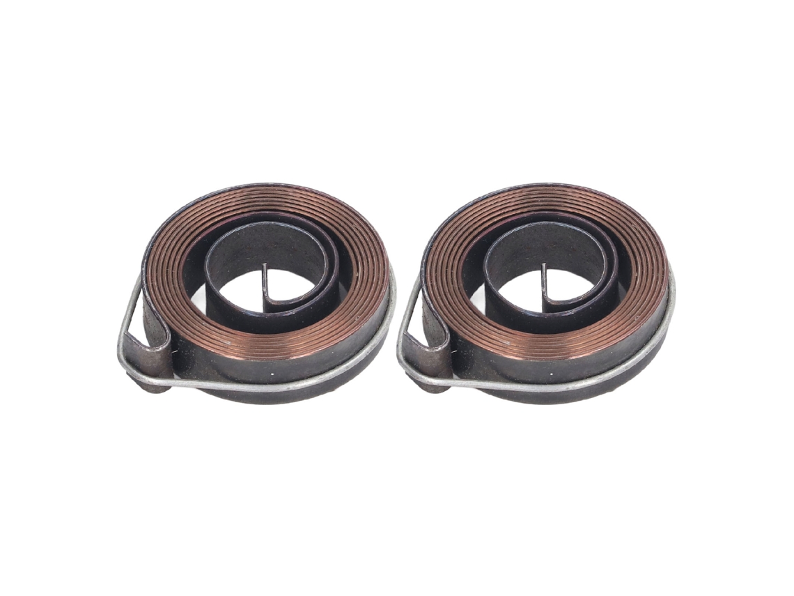 2 Resortes De Retorno Para Taladro De Banco, Resortes Helicoidales De 0,8 X 10, Ganchos Dobles, Diámetro Exterior De 37 Mm.