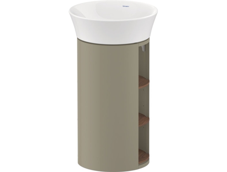 DURAVIT White Tulip, mueble de lavabo de pie, ancho 350 x fondo 410mm, con compartimento abierto, con tecnología tip-on, WT42390