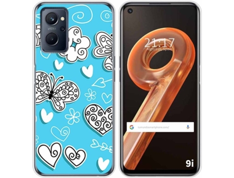 Carcasa Realme 9i TUMUNDOSMARTPHONE Dibujos Mariposas Multicolor
