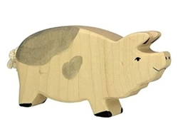 Figuras de Acción HOLZTIGER (Madera - Beige - 14 x 2,8 x 7 cm)