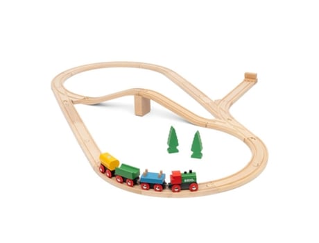Set de vías y tren BRIO Set (2 anos)