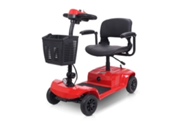 Scooter Movilidad Seedream X-02b(lucas) - Motor 300w Batería 12v24ah 8 Pulgadas Freno Magnético - Rojo