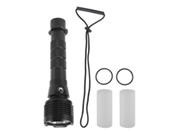 Rebe-linterna Submarina Led 3600lm Para Buceo Antipánico Impermeable Ipx8 De Aleación De Aluminio