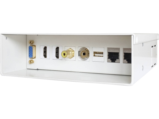 Adaptador HDMI AISENS (HDMI - HDMI - Blanco)