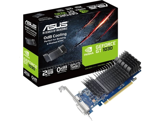 Tarjeta Gráfica ASUS GeForce GT 1030 (NVIDIA - 2 GB DDR5)