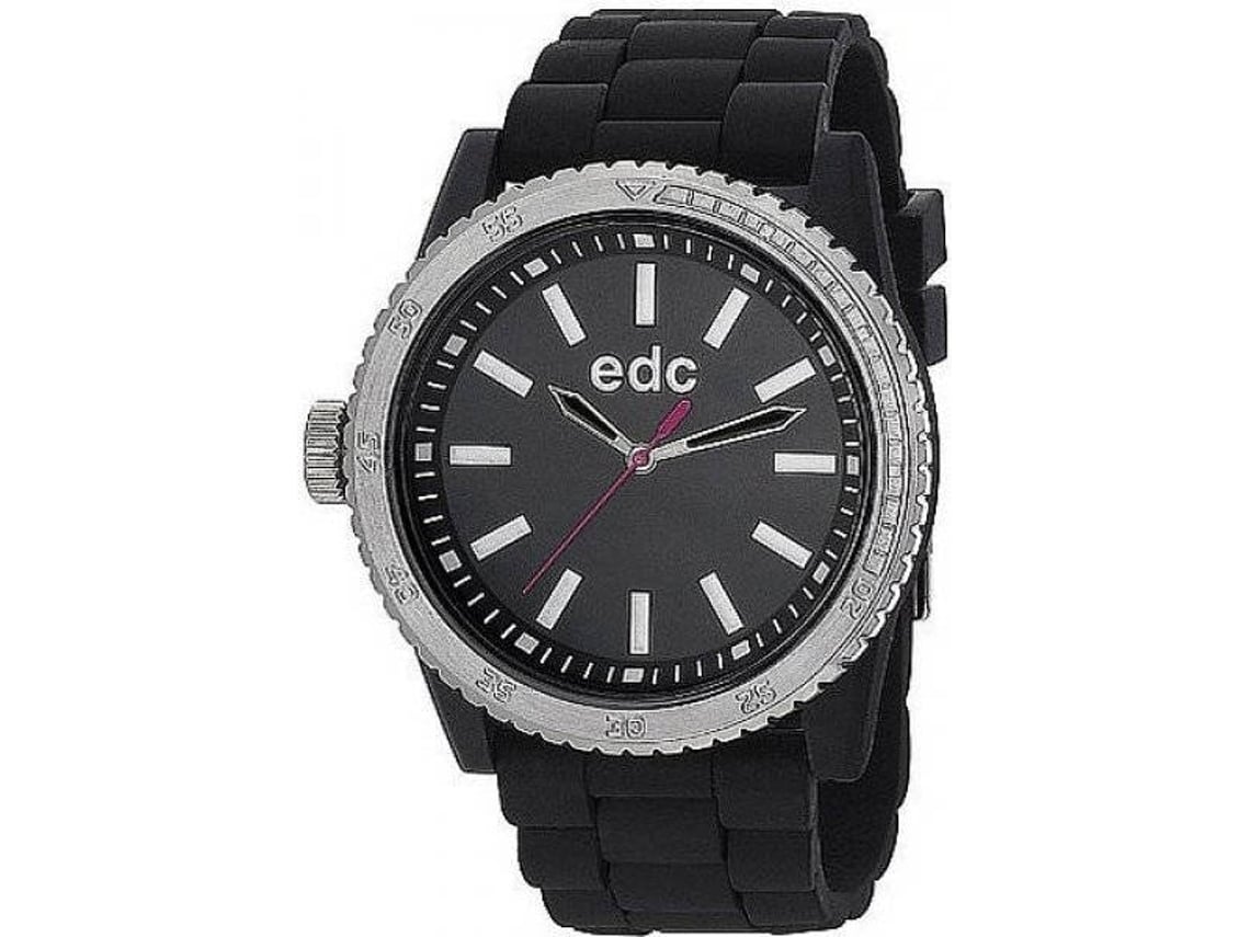 Reloj EDC BY ESPRIT Mujer (Silicona - Negro)