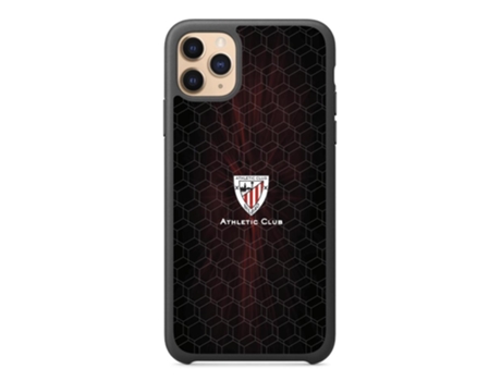 Funda Móvil Oficial Athletic Club para iPhone 11 Pro Max PHONECASES3D Piel Sintética Negro