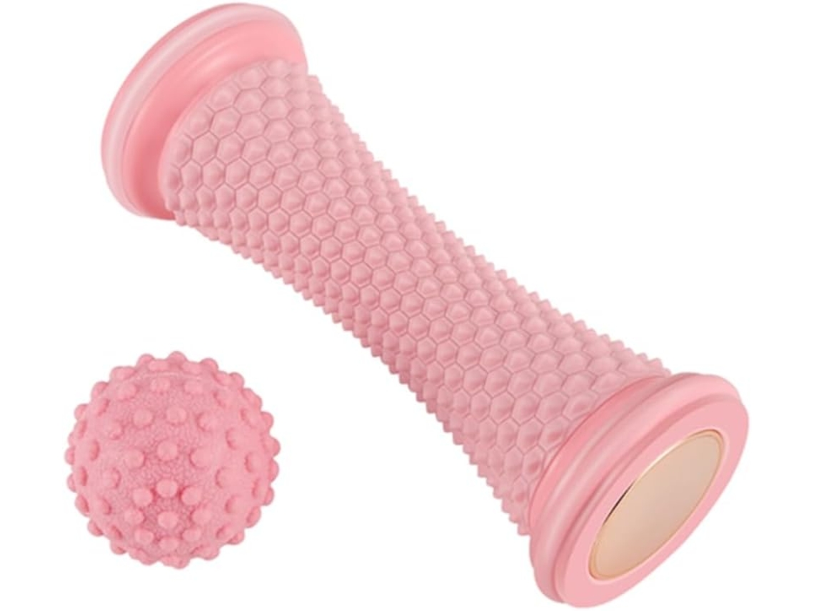 Masajeador De Pies Con Rodillo Para Aliviar La Fascitis Plantar. Alivio Manual Del Dolor En Los Tejidos Profundos.