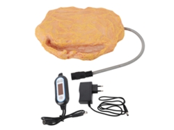 Calentador de roca con control de temperatura para reptiles, lagartos, tortugas y serpientes, 12 V, voltaje seguro, enchufe UE 100-240 V