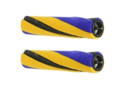 2x Slim Fluffy Soft Roller Brush Bar For V12 V15 Sv16 Sv22 Vacuum Cleaner Spare Part No. 971634-01 Yellow+blue