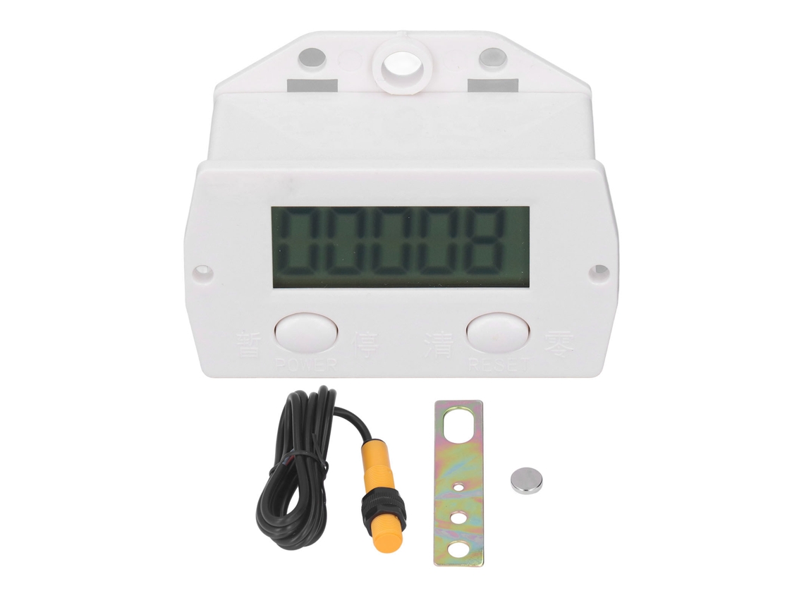 Contador Electrónico Berm De 5 Dígitos Con Sensor Magnético, Plástico, 0-99999