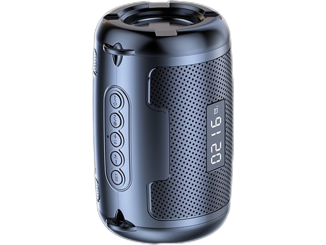 Altavoz Bluetooth inalámbrico Yuysan, despertador, compatible con reproducción de audio de tarjetas T6, color negro