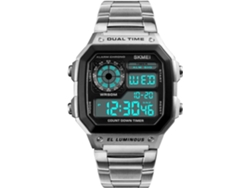 Reloj de pulsera multifuncional impermeable de cuarzo digital de lujo para hombre de Facpoet