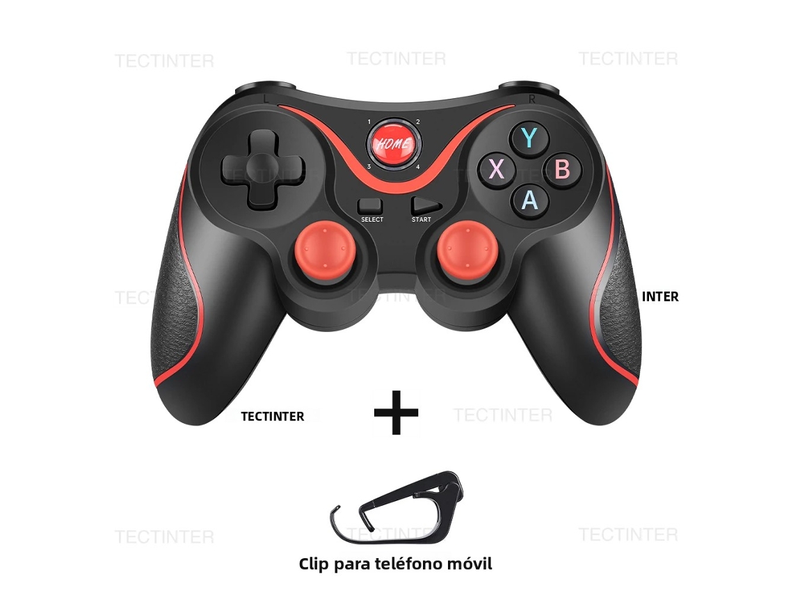 (controlador Con Soporte) Controlador De Juegos Bluetooth, Utilizable Como Accesorio Para Switch/ps3.