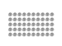 MEOIRUERY 50 piezas de cuentas multifuncionales para barba, cabello, tubo de aleación, pulsera, collar, accesorios