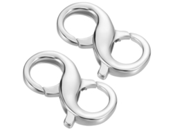 2 Fivelas De Joia De Metal Com Garras Duplas