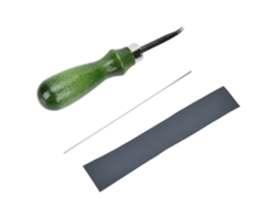 Ferramenta Profissional Abulstramento Bordas Couro 0,6mm A 1,4mm
