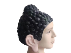 Gorros de natación de Halloween: gorros de látex para mantener el cabello seco y proteger los oídos NEVEANCE