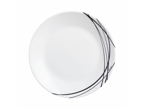 Plato De Postre Arcopal Domitille Bicolor Vidrio (18 Cm)