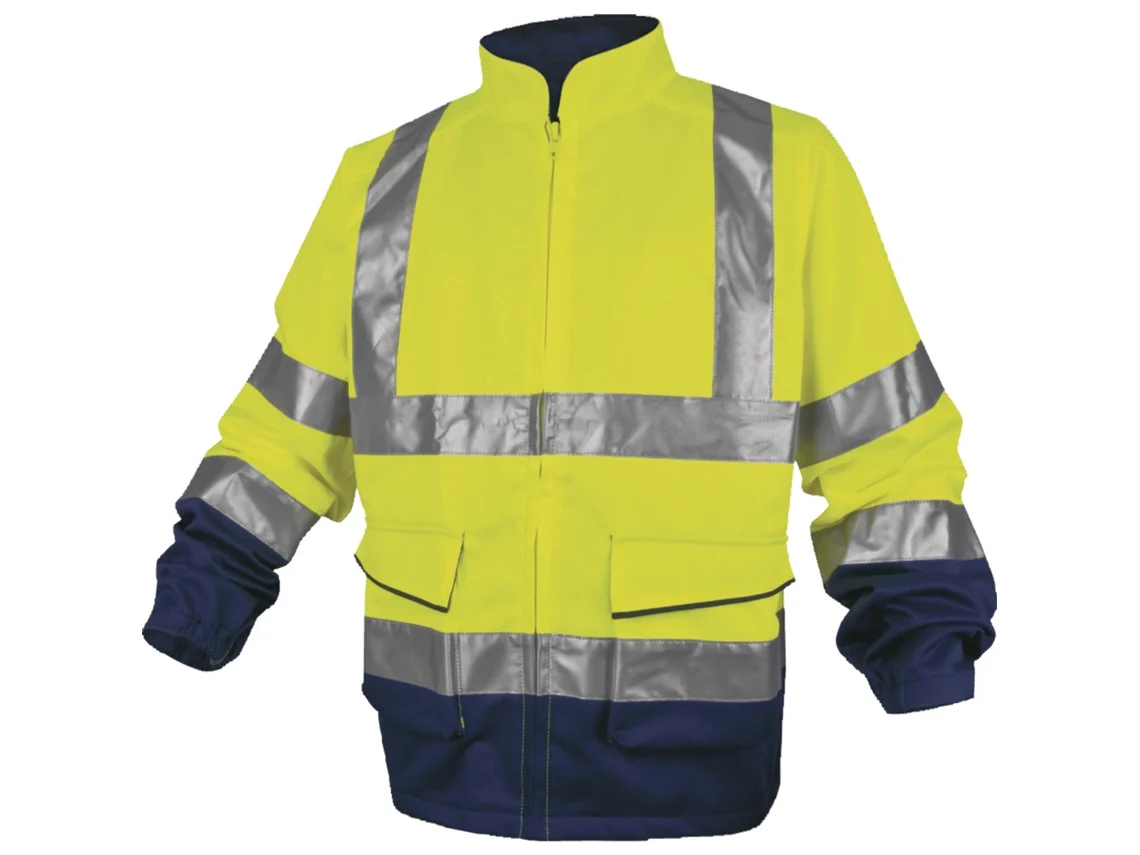 Chaqueta de Trabajo de Alta Visibilidad Panostyle en Poliéster y Algodón DELTAPLUS
