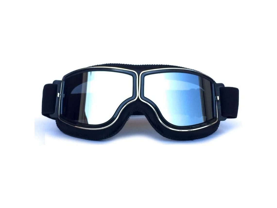 2026altiro-gafas Deportivas Steampunk Para Motocicleta, Motocross, Scooter Y Uso Al Aire Libre, Con Lente Plateada.