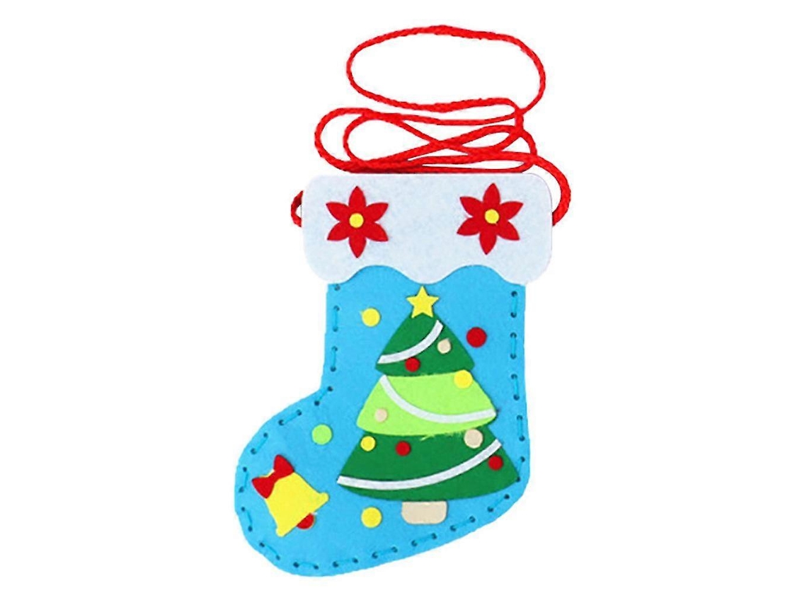 Mochila navideña hecha a mano, pequeña, para regalo, bolsa de regalo, premio, medias navideñas Hengjian