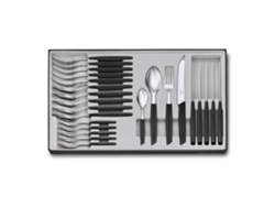 Cubertería Victorinox Sua Moderna Negro 24 Piezas
