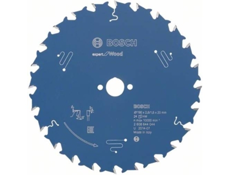 Disco de Sierra Circular BOSCH Expert para Madera 190x20x2.6 mm - 24