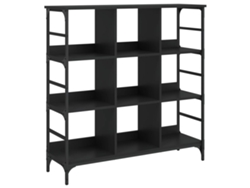 Aparador de madera de ingeniería negro VIDAXL (102x32x103,5 cm)