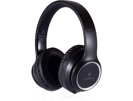 Auriculares Bluetooth COOLBOX Cool Sand Air 20 (Over Ear - Micrófono - Negro)