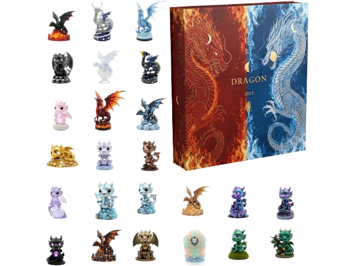 Calendario De Adviento De Dragones 2025 | 2025 Navideña 2