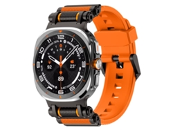 Correa de silicona para Samsung Galaxy Watch Ultra con conector metálico CSYY (47 mm)