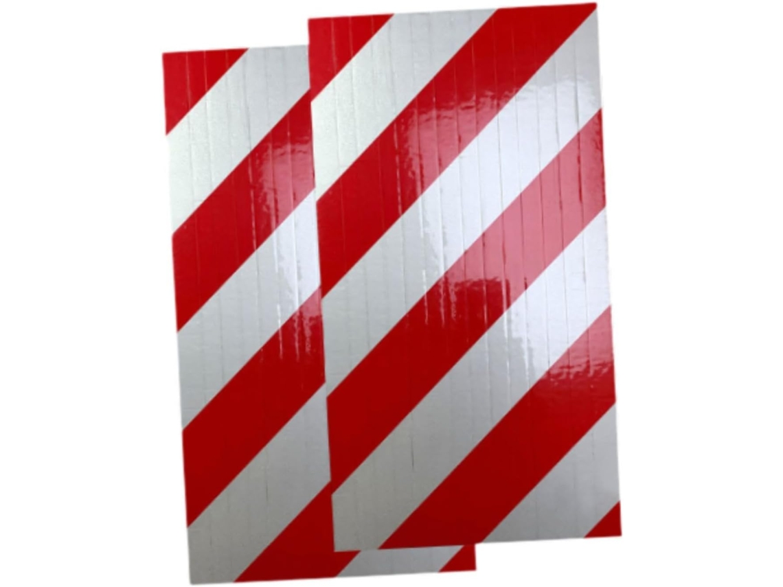 Protector De Pared Para Garaje, Autoadhesivo, Portátil, Para Garajes Y Zonas De Aparcamiento, 2 Unidades En Rojo Y Blanco.
