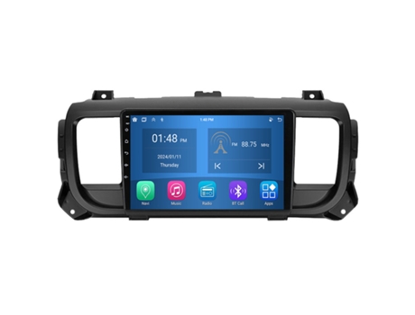 Autoradio 4GB RAM64GB ROM ROVERONE para Citroen Jumpy 3 para Peugeot Expert 3 2016 - 2021 CarPlay Android Coche Radio Bluetooth Navegación
