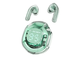 (verde) Auriculares Inalámbricos Tws Bluetooth 5.3 Con Cancelación De Ruido Y Funciones De Control Táctil.