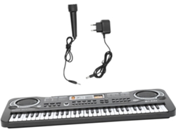 Teclas de piano electrónicas para niños, juguete educativo versátil.