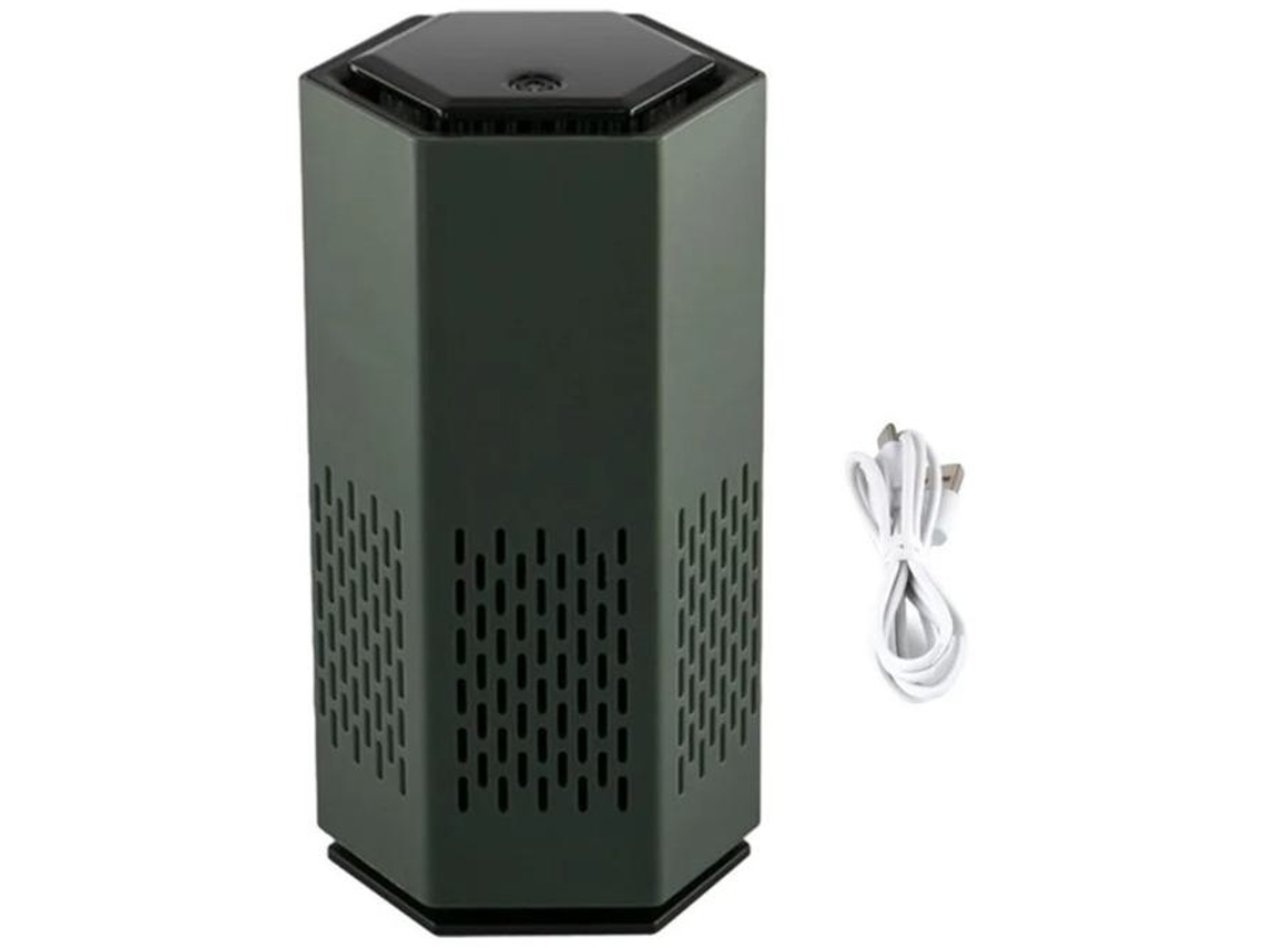 Purificador De Aire Para Mascotas Con Luces Led Antiodor Yizhood Verde