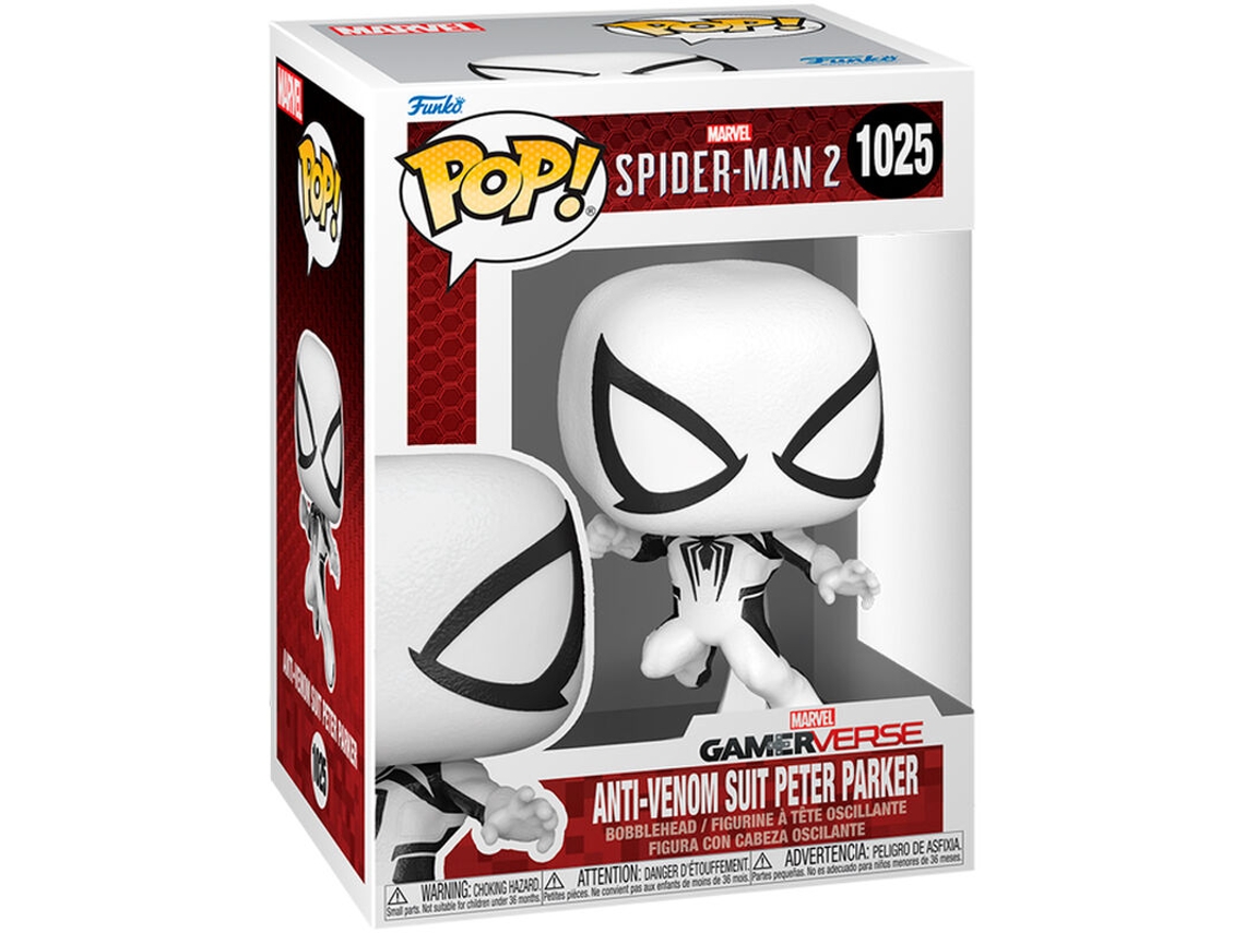 Figura Pop Marvel Spider-Man 2 Traje Anti-venom Peter Parker B.activo