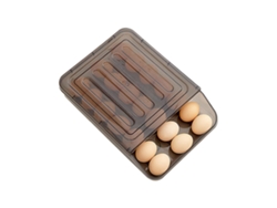 Caja De Almacenamiento De Huevos Multicapa De Gran Capacidad, Con Mecanismo Automático Anticaída Para Refrigerador.