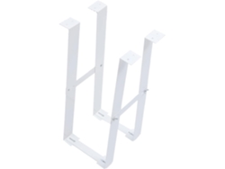 Soporte de escritorio ajustable para ordenador en acero al carbono, diseño compacto para colgar. SFUSHOS