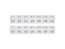 2 Piezas De Viga Cuadrada Robótica De 7 Agujeros 3106-0007-0056 Pieza Estructural 8x8x56mm