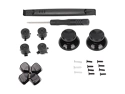 Botones ABXY de aleación de aluminio para mando, joystick y teclas de Playstation 5 Kofihety