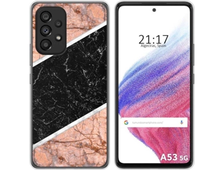 Carcasa para Samsung Galaxy A53 5G TUMUNDOSMARTPHONE Dibujos Mármol 07 Multicolor