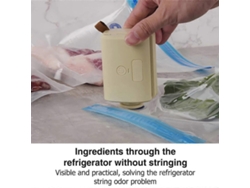 Selladora al vacío doméstica automática, selladora de alimentos, selladora de plástico, V Nostalgia88