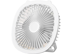 Ventilador De Escritorio Usb Mini Ventilador Portátil Multifuncional Recargable Por Con Luz Led Circulador