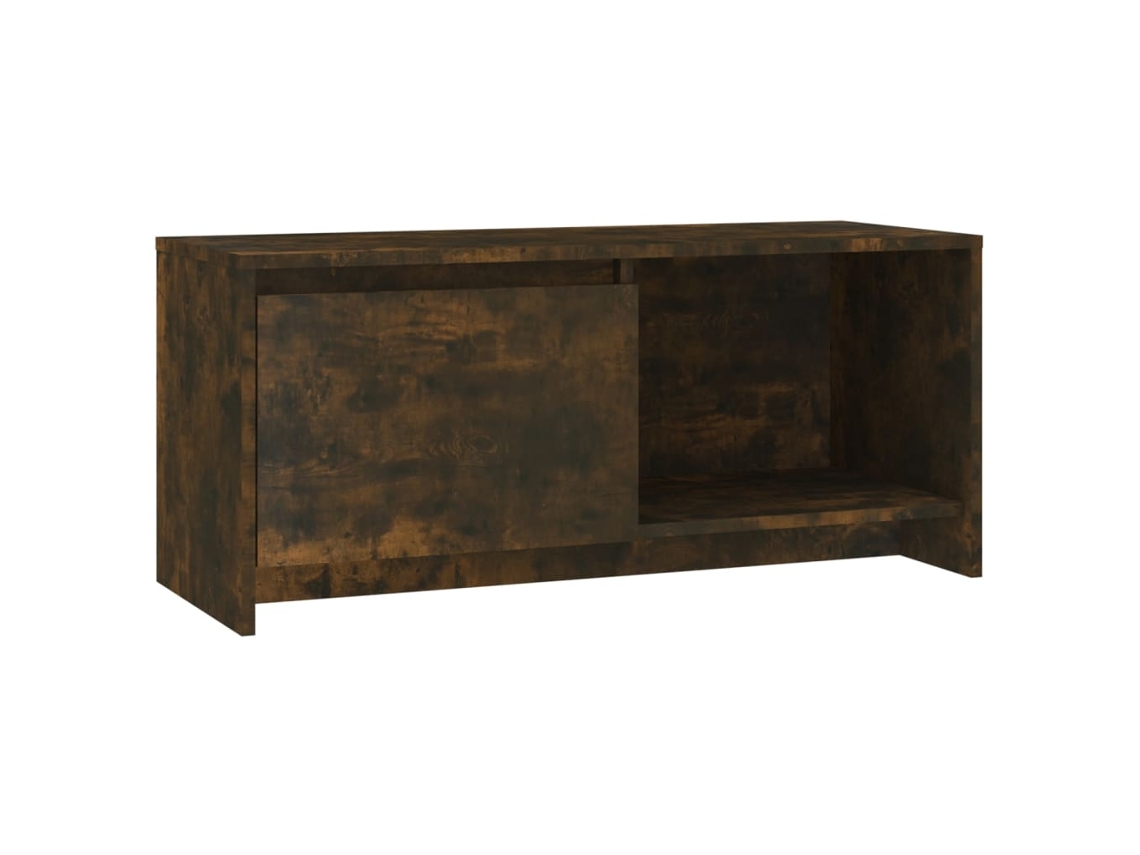 Maison Exclusive - Mueble De Tv Madera De Ingeniería Roble Ahumado 90x35x40 Cm